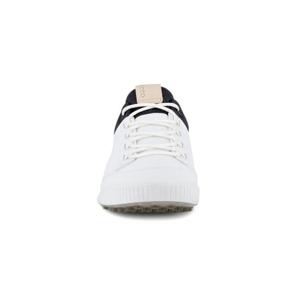 Zapatos De Golf Hombre - ECCO Street Retro - Blancos - YFC742180